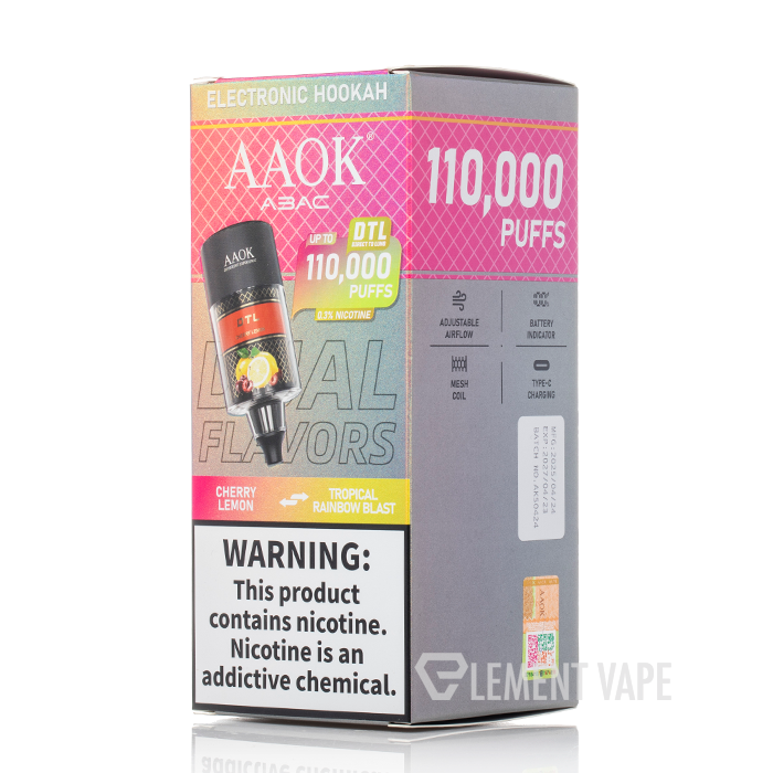 AAOK Dual Flavors 110K Disposable